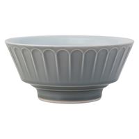 【アウトレット】【Goエシカル】訳あり ＜メーカー再検品済・B級品＞西海陶器 kikuwari 持易丼 GY B73637 1セット（1個×5）