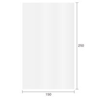 今村紙工 OPP袋シールなし 150サイズ 0.025mm厚 透明 1セット(1袋（100枚）×10)