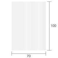 今村紙工 OPP袋シールなし Mサイズ 0.025mm厚 透明 1セット(1袋（100枚）×10)