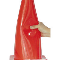 ゼット学校体育 ソフトコーン アカ ZK2092 1セット(1本入×2)（直送品）