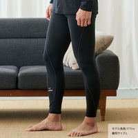 VENEX(ベネクス) リチャージ＋ 【一般医療機器】ロングタイツ メンズ XL ブラック×ブラック 6433 1枚（直送品）