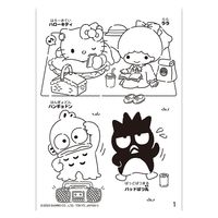 トーヨー デラックスポケットぬりえ サンリオキャラクターズ B6 309456 1セット(1冊×10)（直送品）
