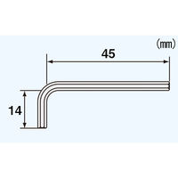 エンジニア 六角レンチ 1.5MM TWH-11 1袋(10本入)（直送品）