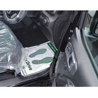 エスコ 420x520mm 使い捨てフロアマット(PE/50枚) EA944KF-61 1セット(2箱)（直送品）