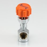 エスコ Rc1/4”xRc1/4” ニードルバルブ EA426CW-422 1セット(3個)（直送品）