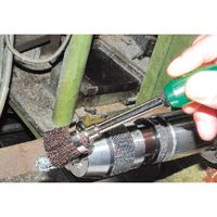 エスコ 173mm エアーブローガン(ナイロン毛・ブラシ付) EA123AC-31A 1個（直送品）