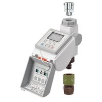 エスコ G1/2xG3/4 散水用タイマー(ソーラー式) EA124LR-11B 1個（直送品）