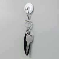 エスコ φ52mm/7.0kg マグネットフック(スイベル式/黒) EA781ET-13B 1セット(3個)（直送品）