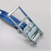 エスコ 75mmx12.0m/2540kg ベルト荷締機(両端フック型) EA982ST-42A 1個（直送品）