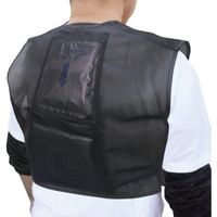 ブレイン ショート丈メッシュベスト(保冷剤4個付) BR-586 1式 611-5035（直送品）