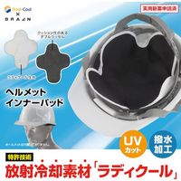 ブレイン ラディクール放射冷却ヘルメットインナーパッド BRA-60002 1個 611-5034（直送品）
