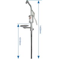 JTC 受皿付きドラムポンプ JTCP500 1個 507-6672（直送品）