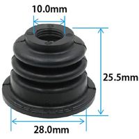 JTC 汎用ボールジョイントブーツ 2個入り JTCDB015A 1袋(2個) 507-6761（直送品）