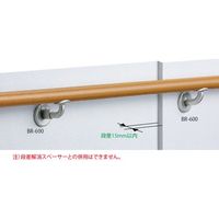 シロクマ SHIROKUMA C形ブラケットL受前出調整35φシルバー BR-690-35-SI 1個 199-3936（直送品）