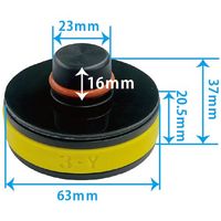 JTC テスラ用リフトパッド モデル3・Y用 4個セット JTC7963S 1個 653-2166（直送品）