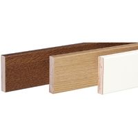 シロクマ SHIROKUMA ブラケットベース 3000mm Mオーク BR-950L-30-MO 1枚 199-3982（直送品）