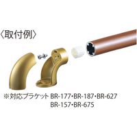シロクマ SHIROKUMA 打込ナットビス付 樹脂 φ32用 FP-10BS-32 1個 199-5548（直送品）