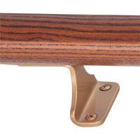 シロクマ SHIROKUMA スリムブラケット縦直受 アンバー SBR-110-AB 1個 200-3165（直送品）