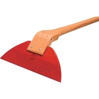 大塚刷毛製造 大塚 柄付ゴムベラ 長柄 赤 特大 3003050006 1枚 229-1650（直送品）