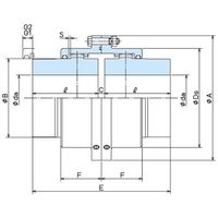 九州ハセック ギヤカップリング 両並形 NSSシリーズ NSS-175 1個 578-8562（直送品）