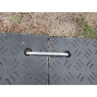 ウッドプラスチックテクノロジー ウッドプラスチック U字アンカー 10パイ 250L U-SHAPED ANCHOR 250 1本（直送品）