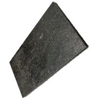 ウッドプラスチックテクノロジー ウッドプラスチック リサイクル樹脂ブロック 200mm×400mm×20mm 黒 BLOCK 20 1個（直送品）