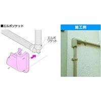 オンダ製作所 スポットカバー 平面エルボ アイボリー RSCL-1310U 1個 677-4982（直送品）