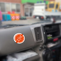 グリーンクロス シートベルト着用ステッカー英語 グリーン SBT-E07 1枚（直送品）