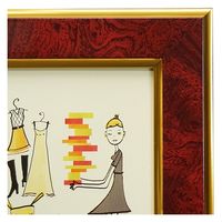 万丈 フォトフレーム クラシック 2L/KG判 105467 1枚（直送品）