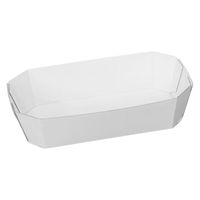 ノーブランド 青果用 紙トレー 白 400枚セット 間口173×97mm 高さ40mm FT39-0400-AS 1セット(400枚入)（直送品）