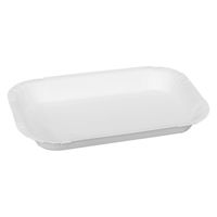 ノーブランド 食品用 紙トレー 耐油耐水 白 500枚セット 間口238×165mm FT44-0500-AS 1セット(500枚入)（直送品）