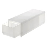 無印良品 ポリプロピレン 小物収納ケース ハーフ 中 約幅14×奥行37×高さ12cm 良品計画