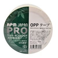 ECO OPPテープ 0.045mm厚 幅48mm×長さ50m APMジャパン 1セット（5巻：1巻×5）