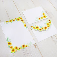 包む ミニレターセット ひまわり TL086 1冊