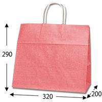 シモジマ 25チャームバッグ 32-4 クレナイ 003268100 1束(50枚)