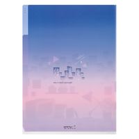 デザインフィル 3ポケットクリアホルダー A5 シティポップ柄 35565006 1個