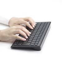 ナカバヤシ Copilotキー搭載　無線静音ミニキーボード　ブラック　　 FKBーR251BK 1個