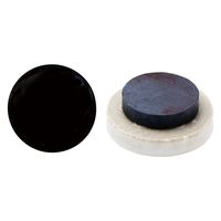 ミツヤ タイルマグネット 丸型 ブラック TMGC5P-69 1パック(5個入)