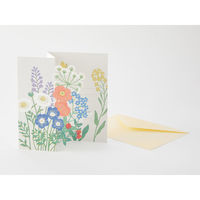 デザインフィル 飾れる立体カード 野の花柄 88671006 1個