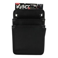 藤原産業 SK11 黒 腰袋 2段 SSLーNBー14 1セット(2個)（直送品）