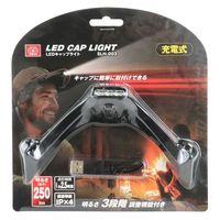 藤原産業 SK11 充電式LEDキャップライト 最大光束250lm SLHー003 1セット(2個)（直送品）