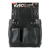 藤原産業 SK11 黒 釘袋 マチ付き SSLーNBー7 1セット(2個)（直送品）