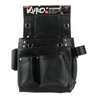 藤原産業 SK11 黒 釘袋 ホルダー付き SSLーNBー9 1個（直送品）