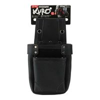 藤原産業 SK11 黒 釘袋 スリム SSLーNBー10 1セット(2個)（直送品）