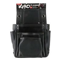 藤原産業 SK11 黒 釘袋3段 スィングポケット SSLーNBー12 1個（直送品）