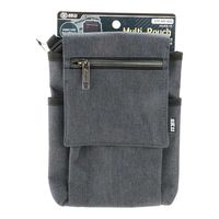 藤原産業 SK11 マルチポーチ STPーMPー4DG 1セット(2個)（直送品）