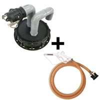 アクアシステム 自重落下液取ホースセット JEHーAK5 1ケ（直送品）