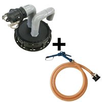 アクアシステム 自重落下液取ホースセット JEHーAKA3 1ケ（直送品）