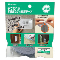 SDI 手で切れる不思議なゲル両面テープ3m TGー3 1セット（1巻×5）