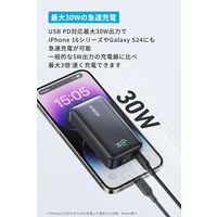 モバイルバッテリー Anker Power Bank (10000mAh、30W) A1256012 1個
